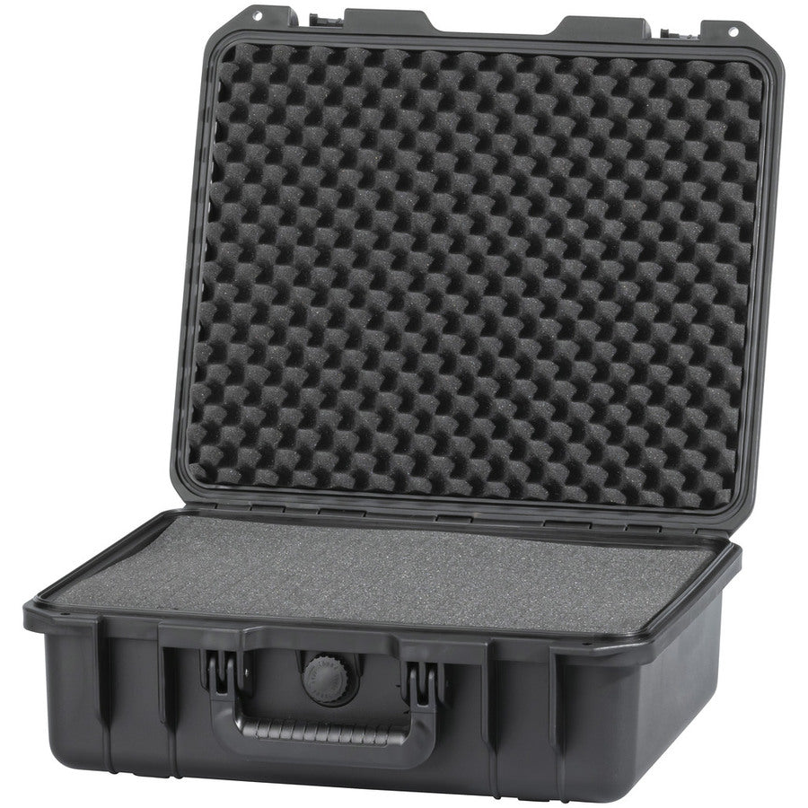 Small projector case with purge valve shown from gallery angle