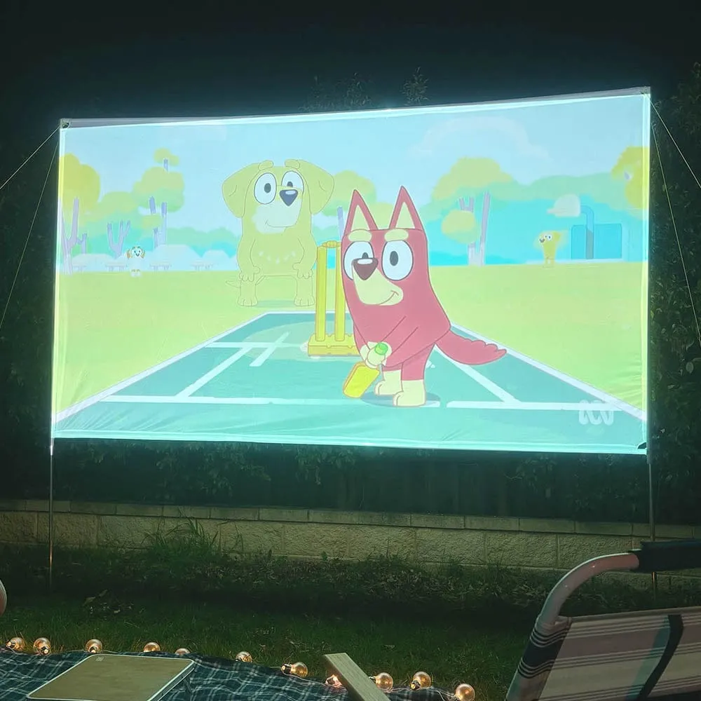120" Backyard Lite Cinema Package — Outdoor Cinema Pro