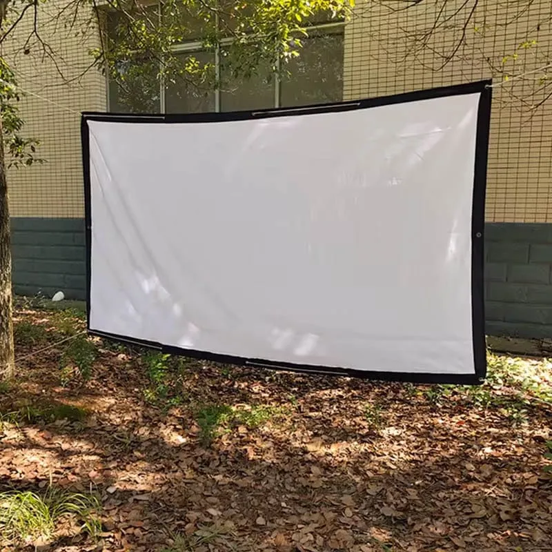 120" Backyard TreeLine Screen — Outdoor Cinema Pro