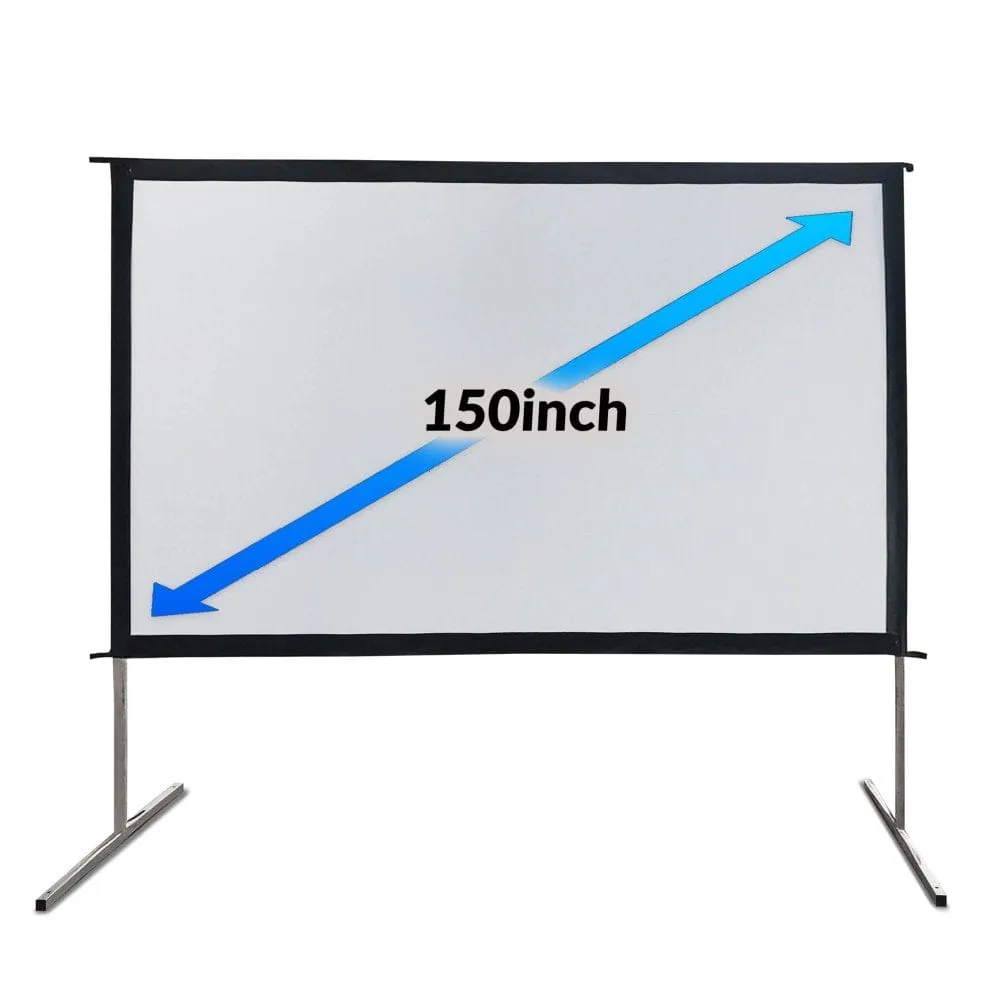 150" Fast Fold Cinema Screen Only — Outdoor Cinema Pro