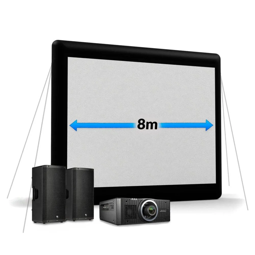 8m Inflatable Cinema Package (Mattress) — Outdoor Cinema Pro