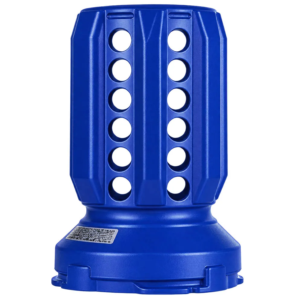 Blue Huawei Deflator B attachment for commercial air blowers