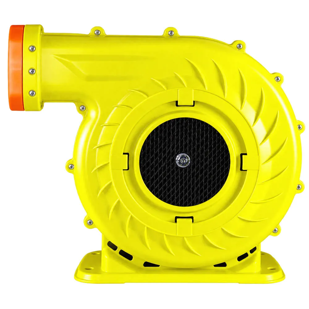 yellow Huawei EV series air blower, side view