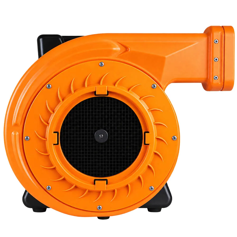 orange Huawei REV series commercial air blower, side view
